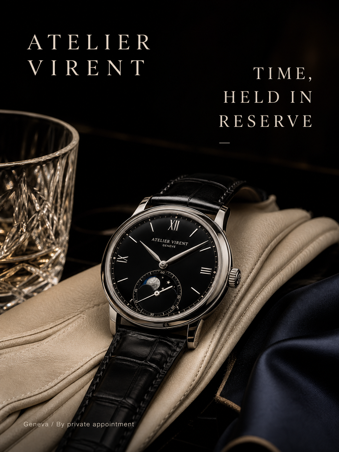 Atelier Virent Time Held In Reserve Watches Campaign 3x4 Ribbsaeter Advertising campaign image