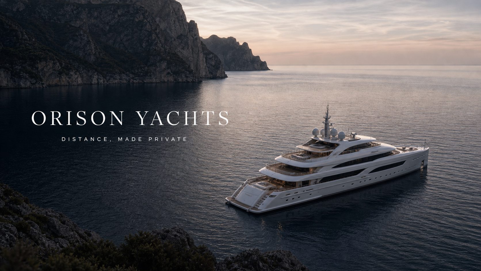 Orison Yachts Distance Made Private Superyacht Campaign 16x9