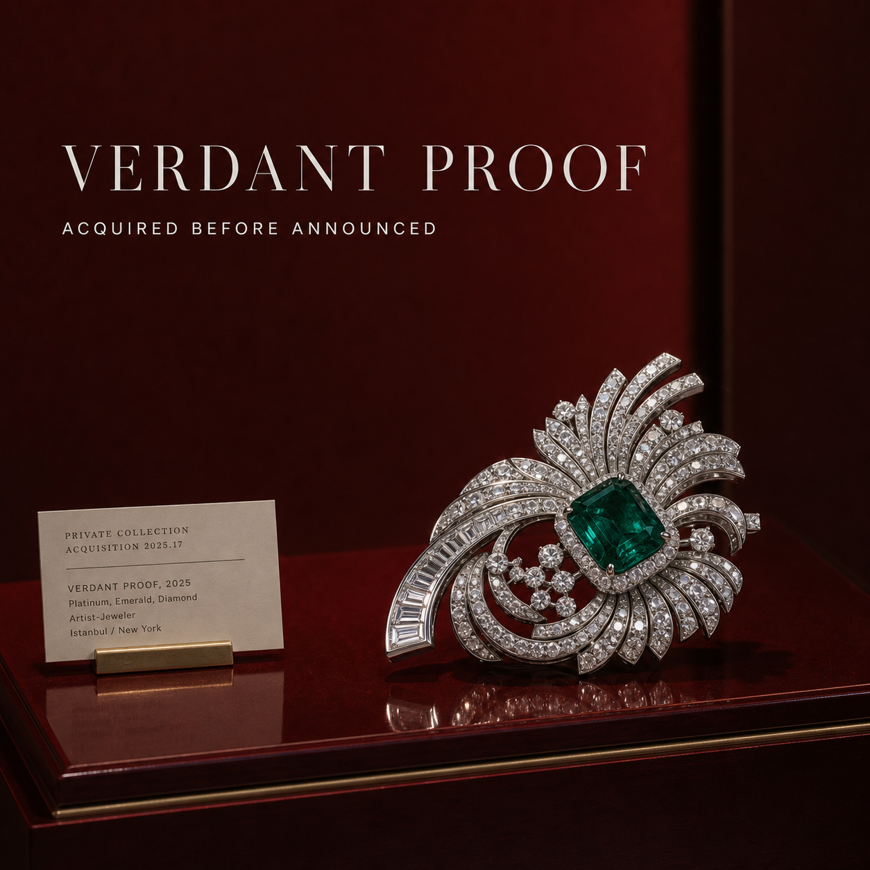 Verdant Proof Acquired Before Announced High Jewelry Campaign 1x1 Ribbsaeter Advertising campaign image