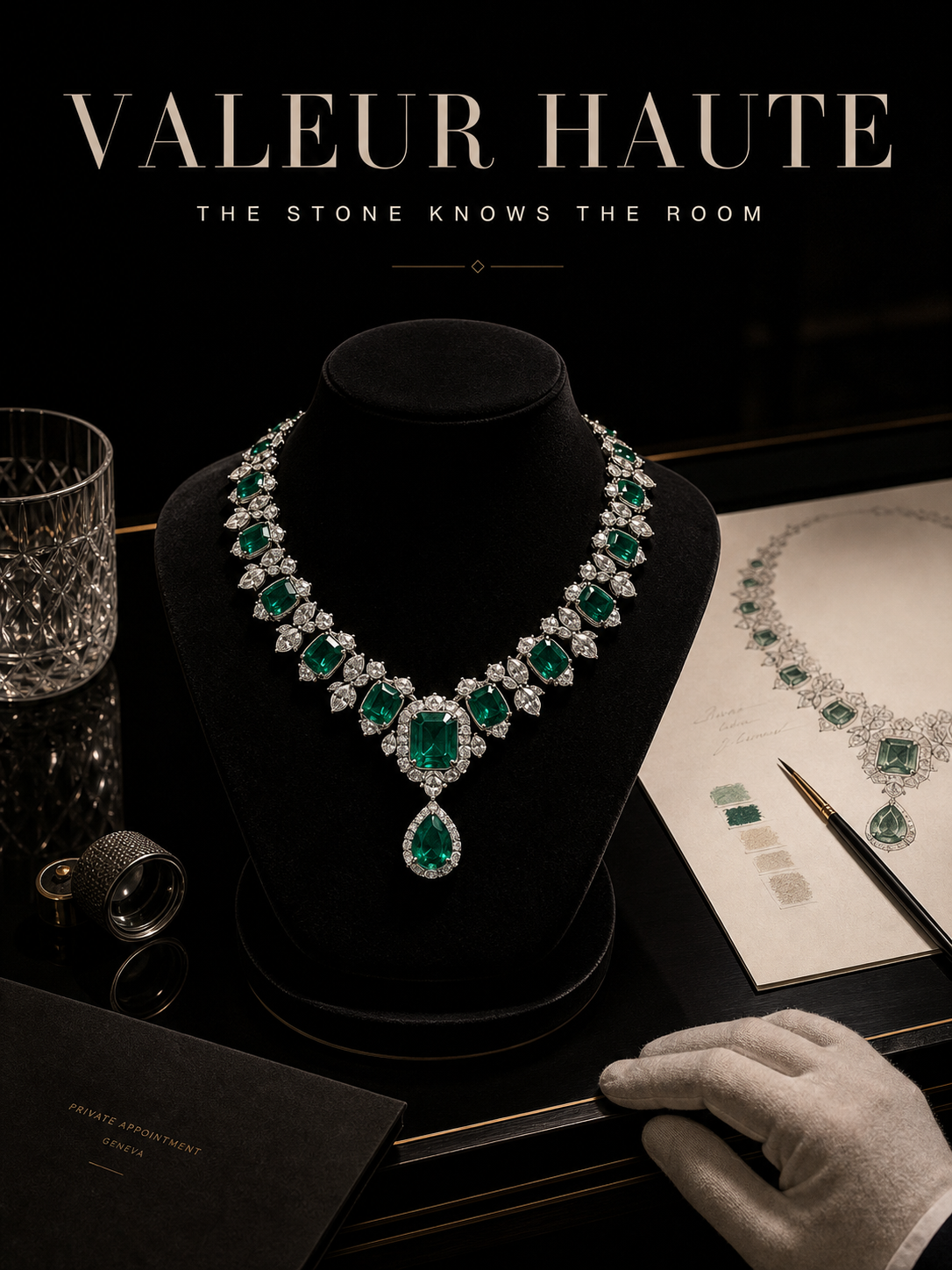 Valeur Haute Stone Knows Room High Jewelry Campaign 3x4 Ribbsaeter Advertising campaign image