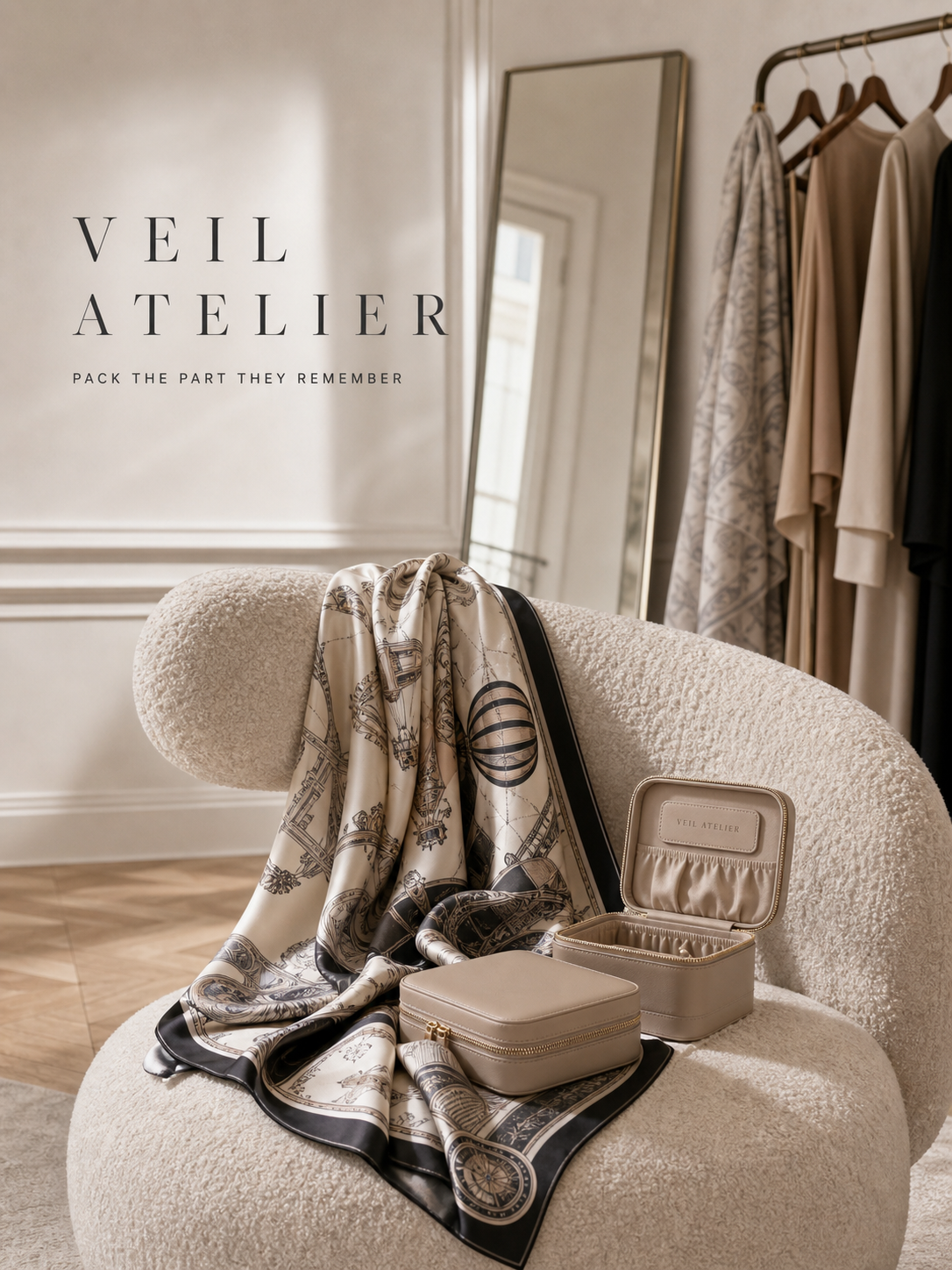 Veil Atelier Pack Part They Remember Couture Accessories Campaign 3x4 Ribbsaeter Advertising campaign image