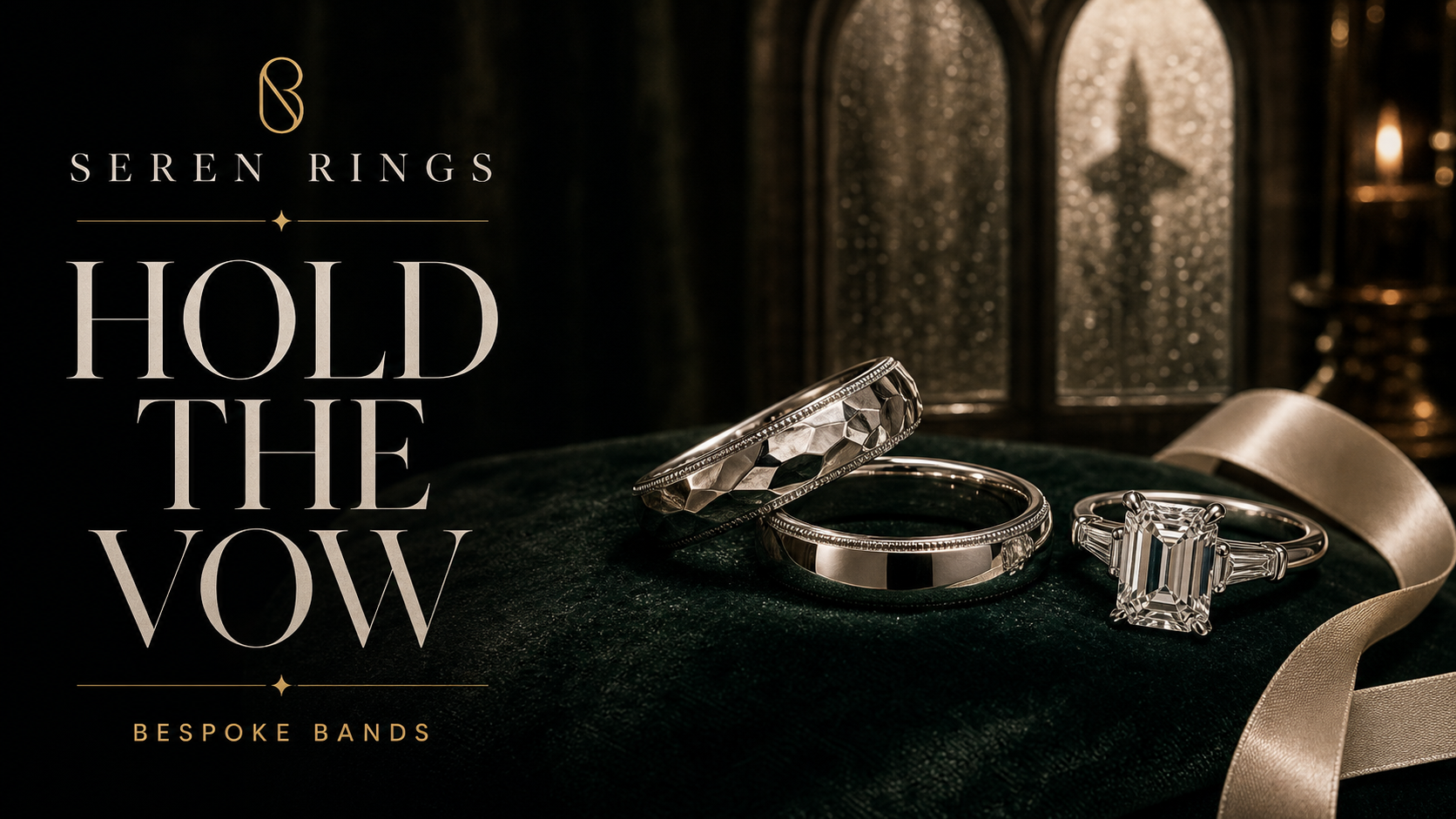 Seren Rings Hold The Vow Wedding Rings Campaign 16x9 by Ribbsaeter Advertising, Fashion & Beauty campaign image