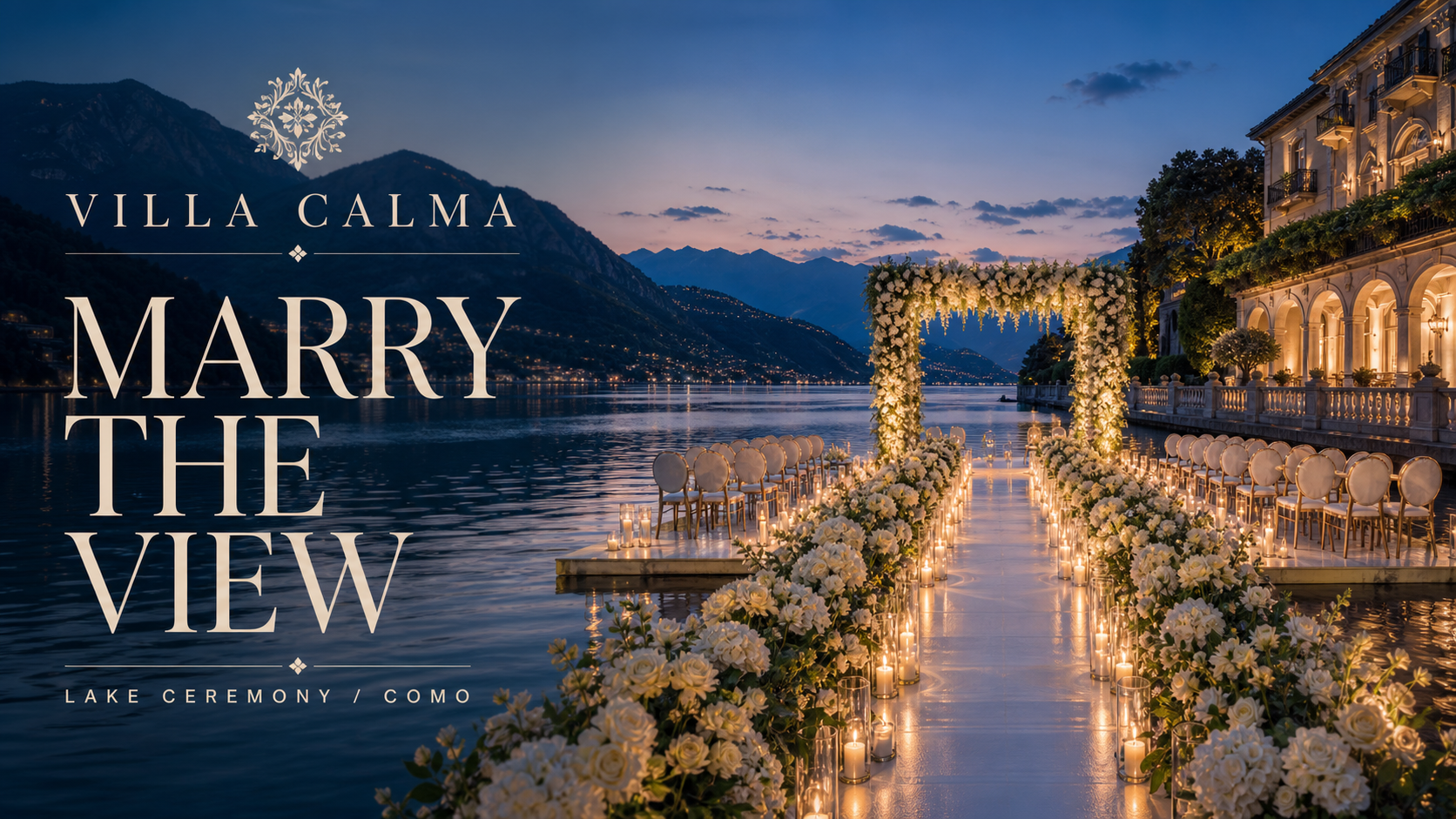 Villa Calma Marry The View Destination Wedding Campaign 16x9 by Ribbsaeter Advertising, Fashion & Beauty campaign image