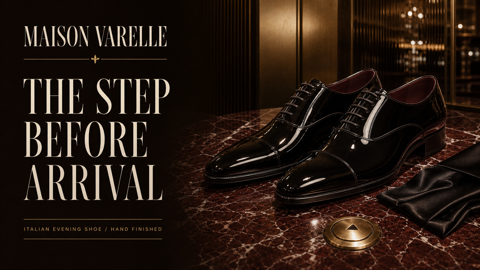 Maison Varelle The Step Before Arrival Luxury Shoes Campaign 16x9 by Ribbsaeter Advertising, Fashion & Beauty campaign image