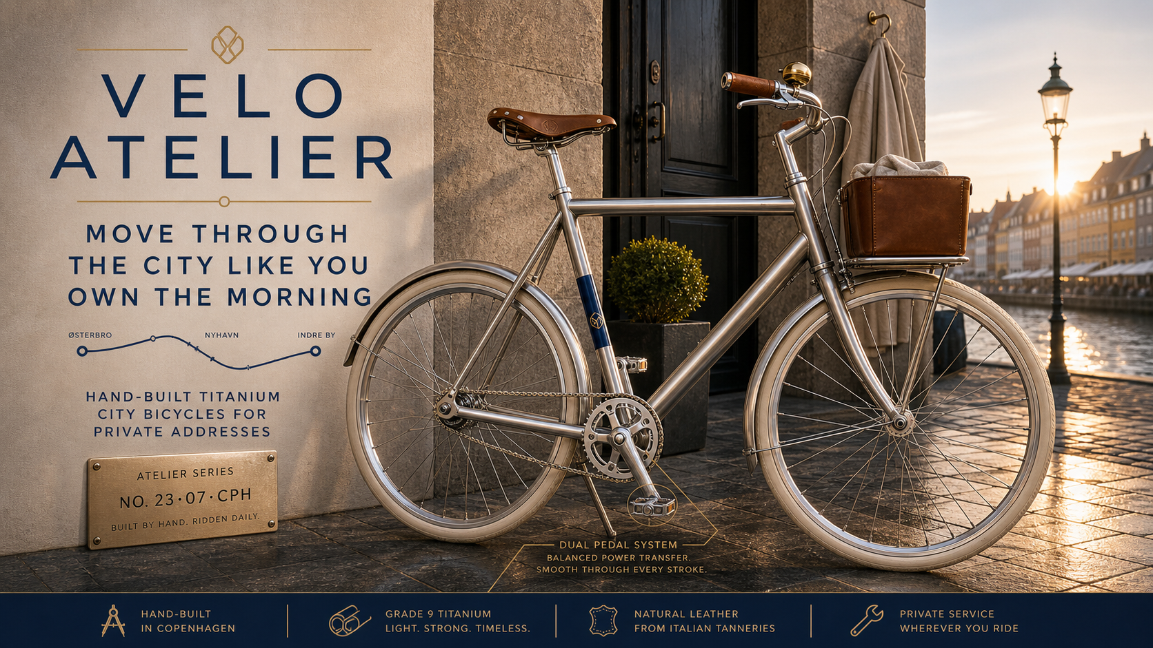 Velo Atelier Own The Morning Two Pedals Bicycle Campaign 16x9