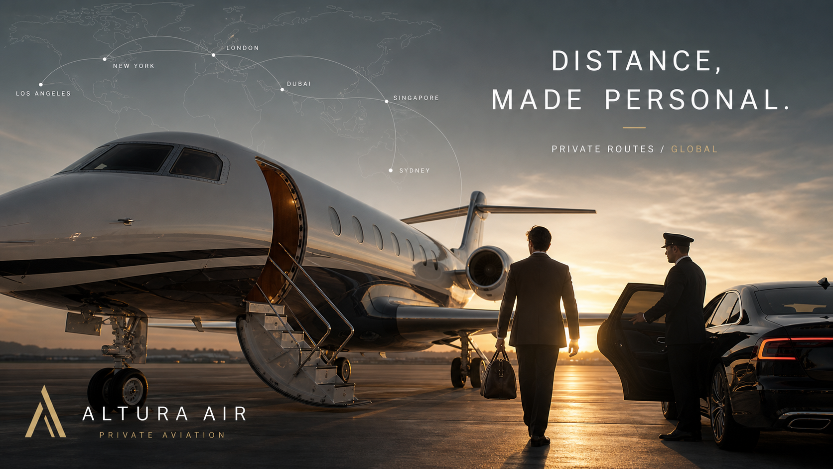 Altura Air Private Aviation Campaign 16x9 by Ribbsaeter Advertising, Aviation, Yachts & Automotive campaign image