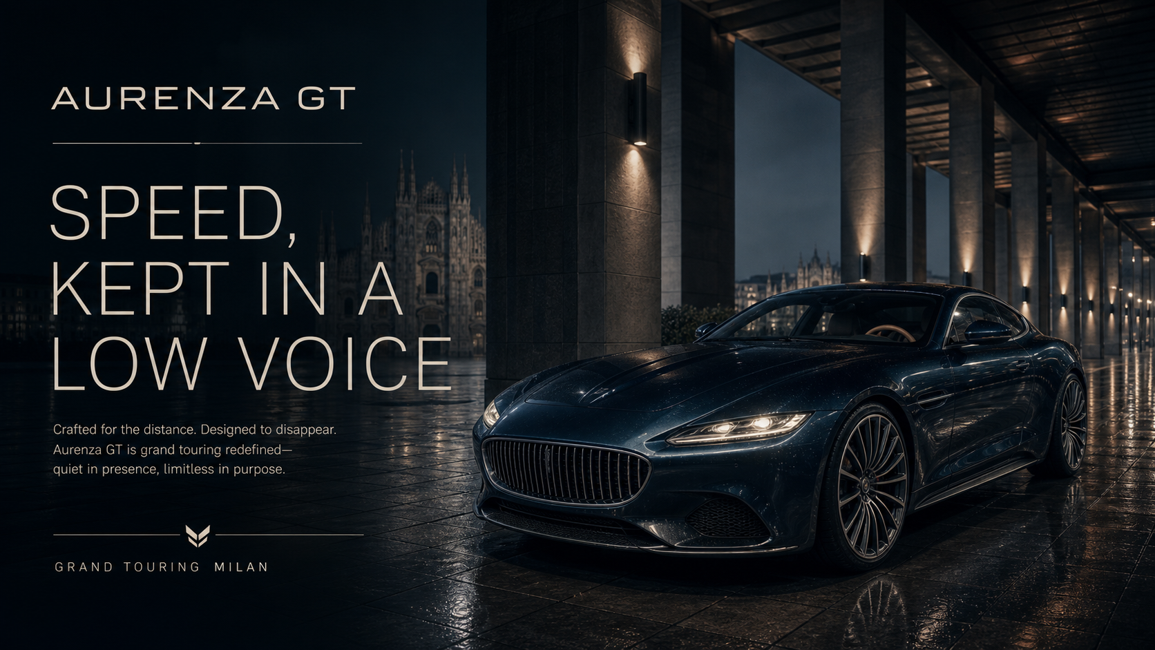 Aurenza GT Automotive Campaign 16x9 by Ribbsaeter Advertising, Aviation, Yachts & Automotive campaign image