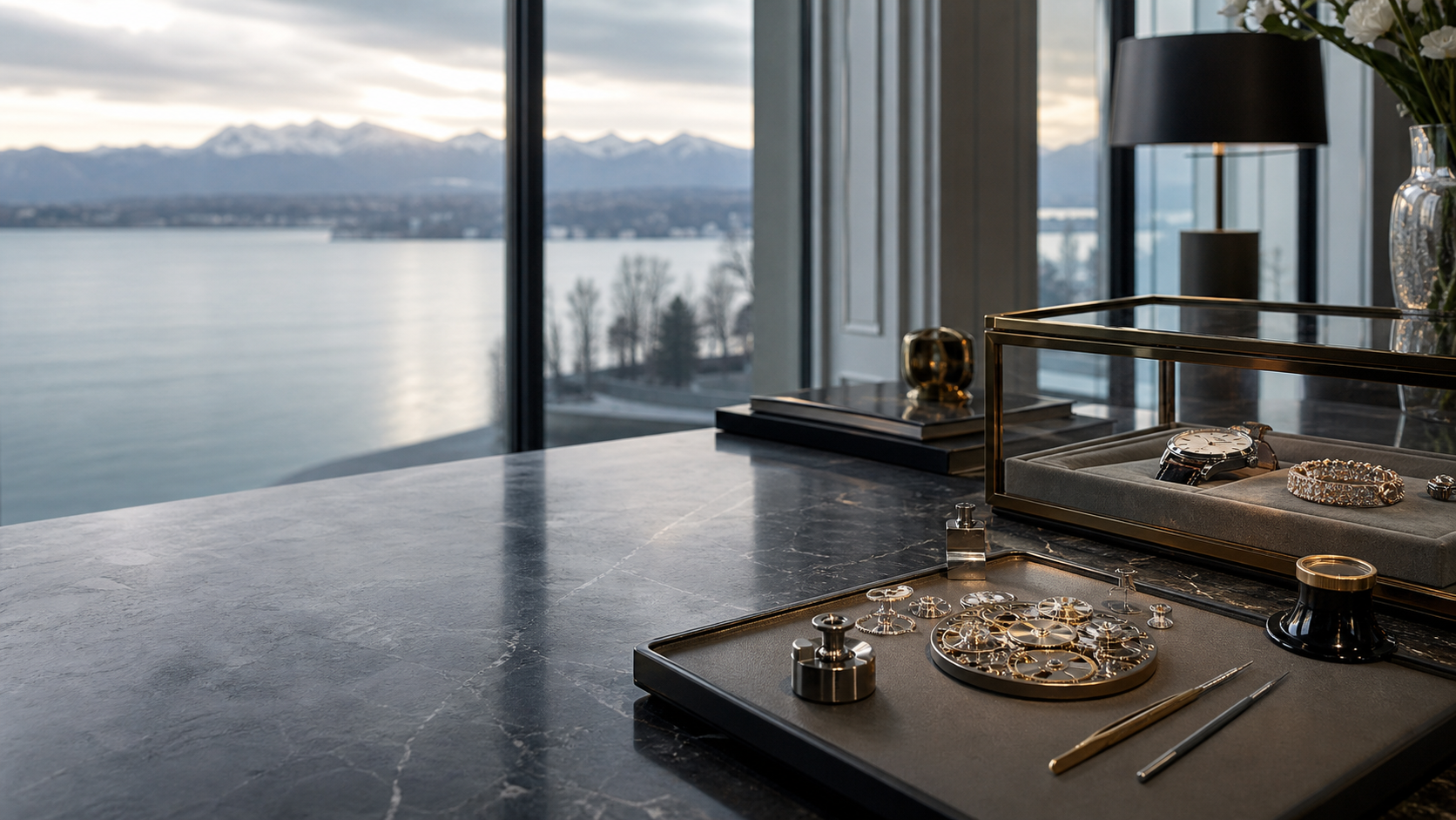 Geneva luxury advertising campaign image