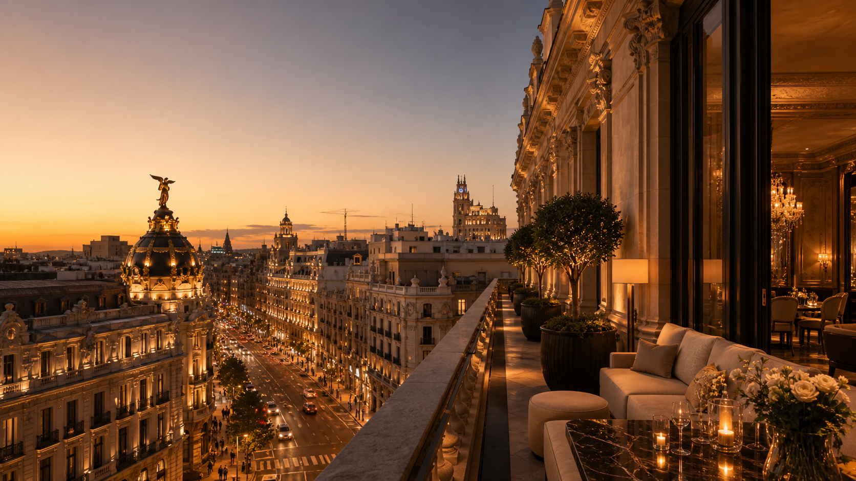 Madrid luxury advertising campaign image