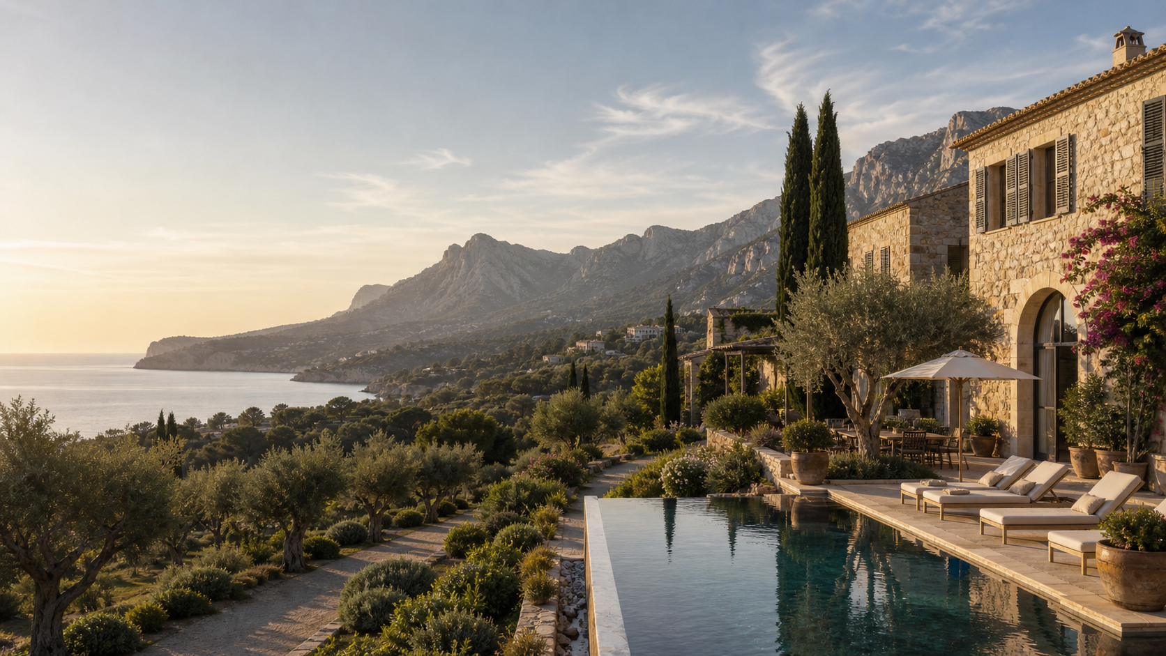 Mallorca luxury advertising campaign image