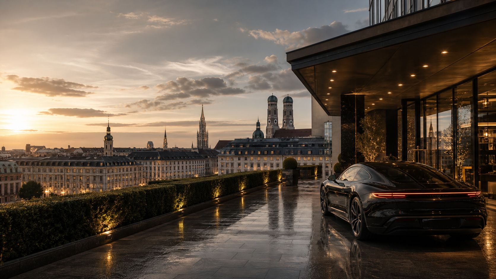 Munich luxury advertising campaign image