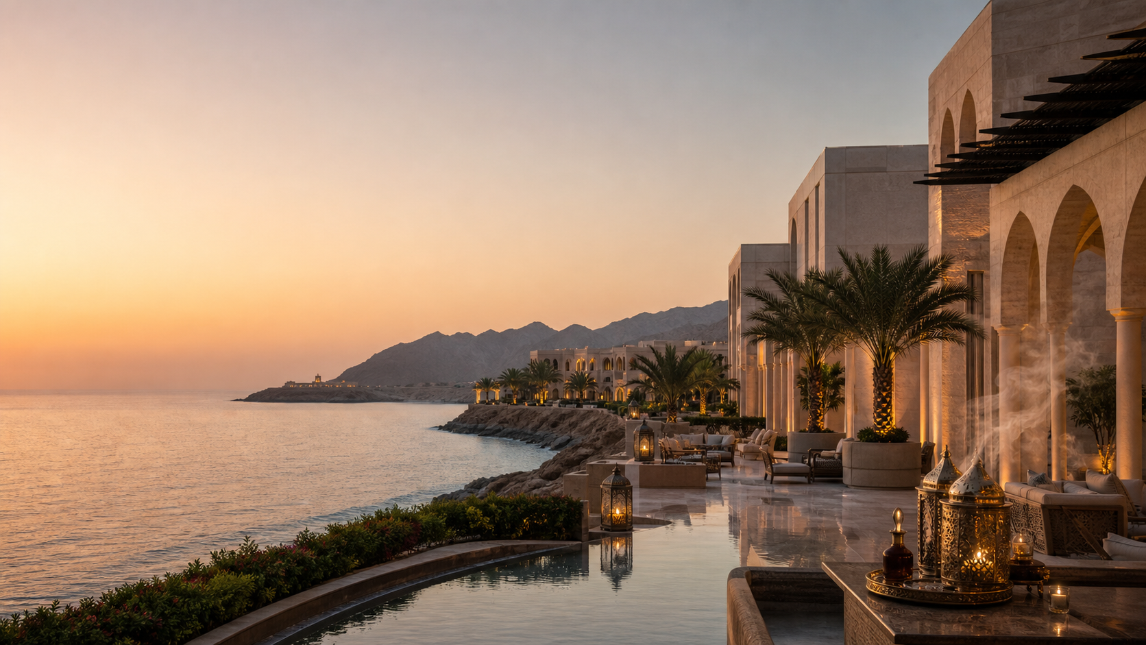 Muscat luxury advertising campaign image