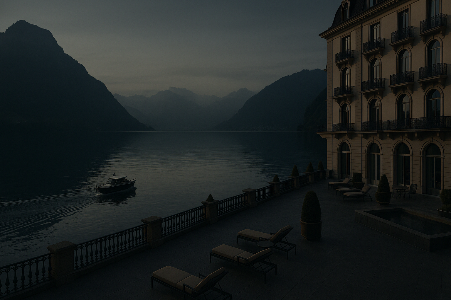 Vitznau luxury advertising campaign image