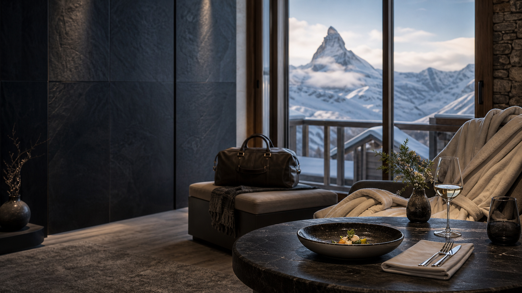 Zermatt luxury advertising campaign image