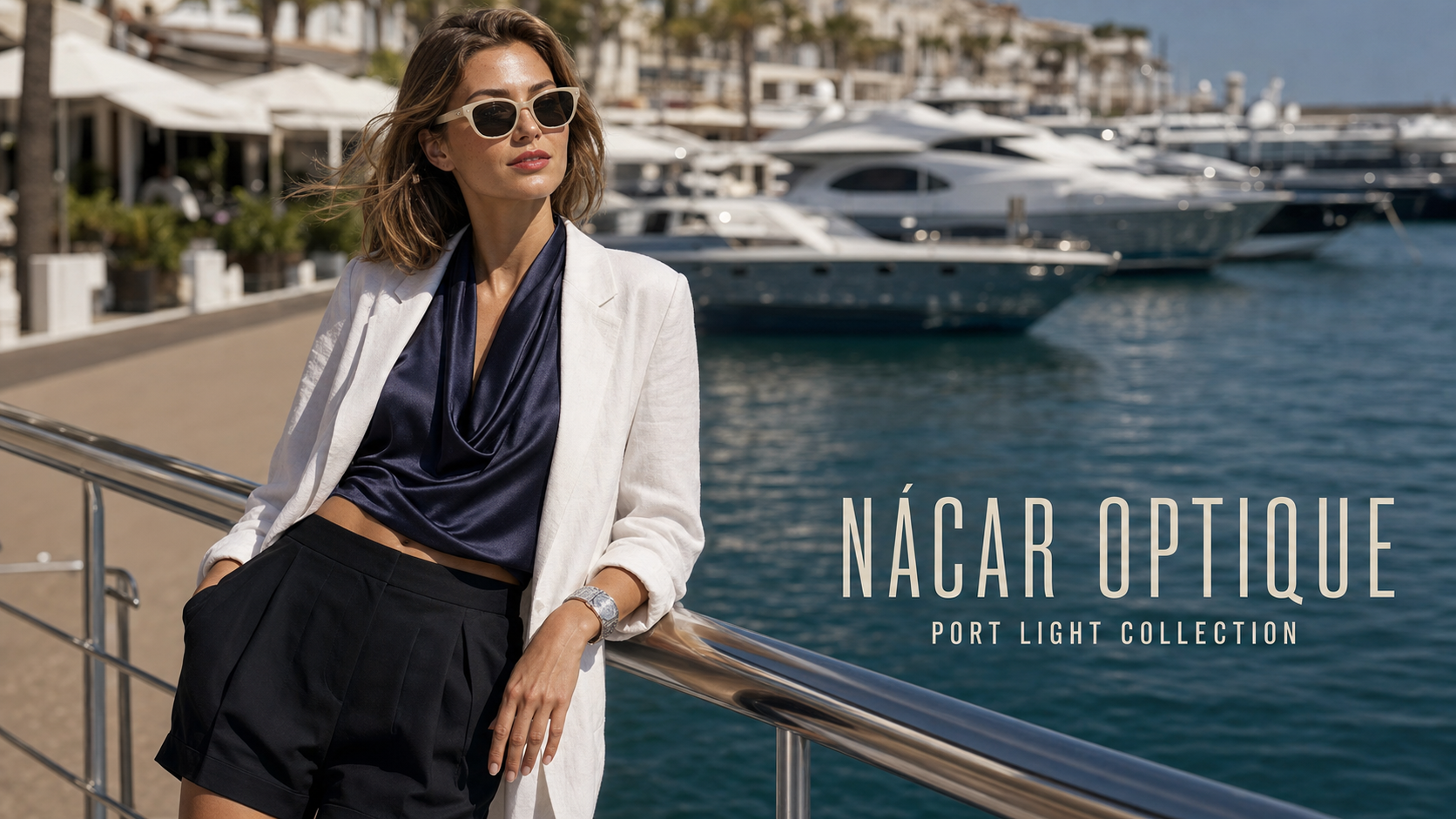 Ines Larios Nacar Optique Marina Eyewear Campaign 16x9 by Ribbsaeter Advertising, Fashion & Beauty campaign image