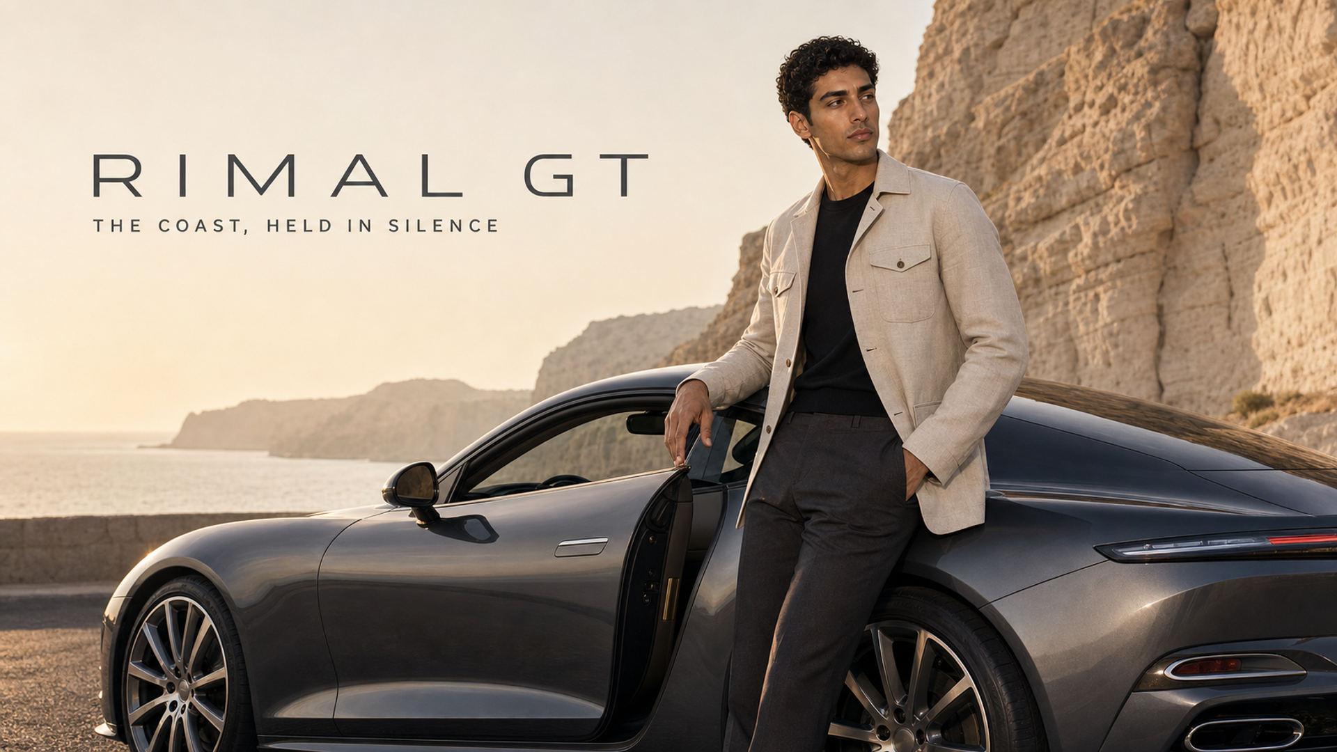 Tariq Al Mazrouei Rimal GT Coastal Automotive Campaign 16x9 by Ribbsaeter Advertising, Aviation, Yachts & Automotive campaign image